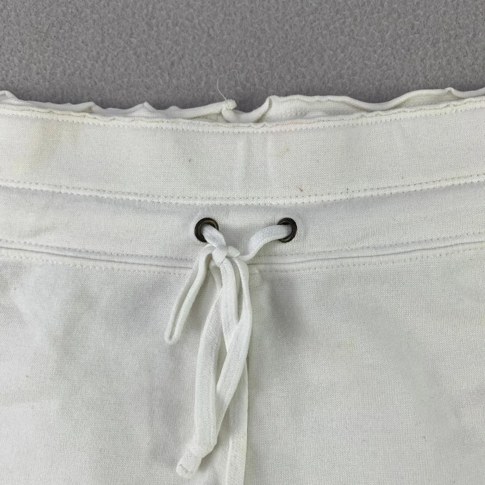 VTG Y2K Low Rise No Boundaries Shorts Women L 11/13 White Athletic Striped